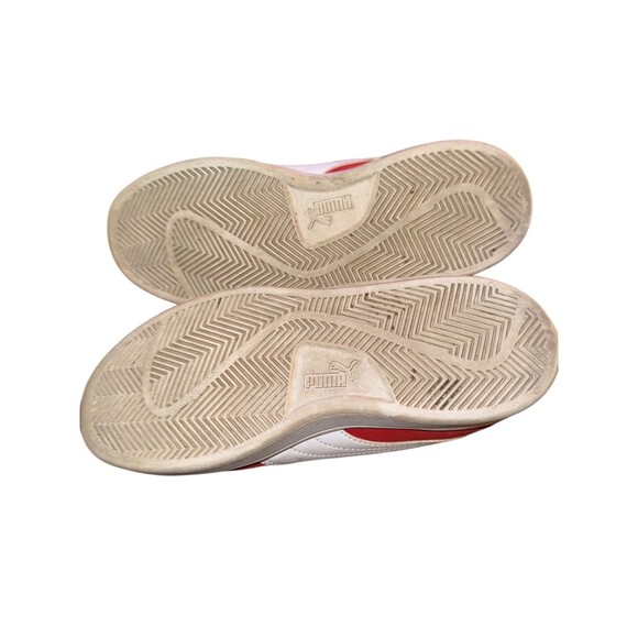 Youth Unisex Puma Suede Classic Lace Up Red Skateboard Sneakers sz 5 (US) - Picture 7 of 8